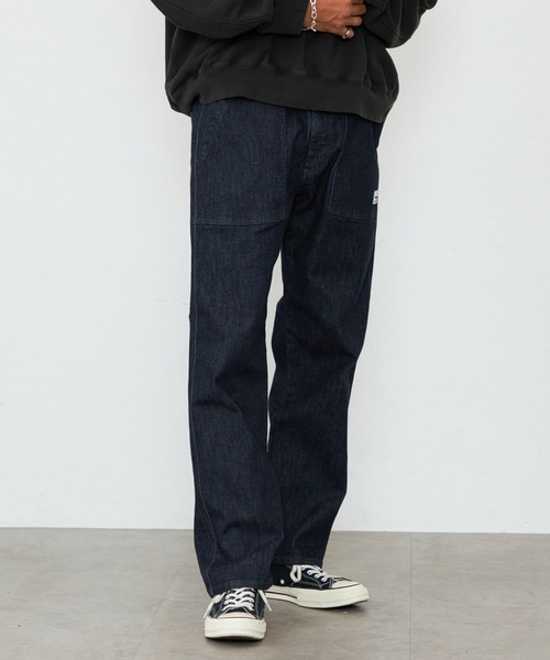 Lee（リー）の「Wrangler/ラングラー　ベイカーイージーパンツ/デニム/カラー（デニムパンツ・メンズ・ブラウン/インディゴブルー/ブラック/ブラック系その他・SMALL/MEDIUM/LARGE/X-LARGE/3L）」の7枚目の写真