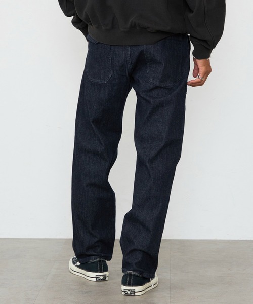 Lee（リー）の「Wrangler/ラングラー　ベイカーイージーパンツ/デニム/カラー（デニムパンツ・メンズ・ブラウン/インディゴブルー/ブラック/ブラック系その他・SMALL/MEDIUM/LARGE/X-LARGE/3L）」の10枚目の写真