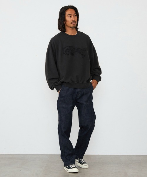 Lee（リー）の「Wrangler/ラングラー　ベイカーイージーパンツ/デニム/カラー（デニムパンツ・メンズ・ブラウン/インディゴブルー/ブラック/ブラック系その他・SMALL/MEDIUM/LARGE/X-LARGE/3L）」の14枚目の写真