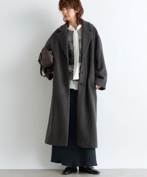 【新品】RIVE DROITE リヴドロワ シャギージャコット ベージュ 新品】RIVE DROITE リヴドロワ シャギージャコット ベージュ - メルカリ