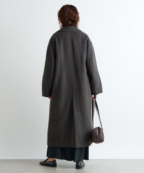 RIVE DROITE（リヴドロワ）の「【柔らかな質感】シャギーロングチェスターコート（チェスターコート・レディース・ベージュ/ブラウン・FREE）」の8枚目の写真