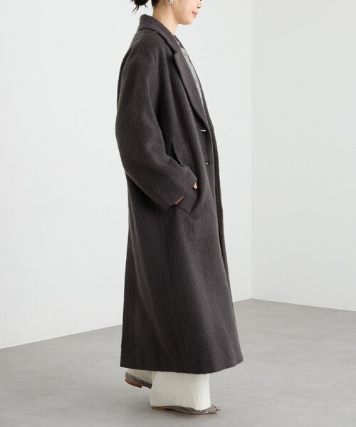 RIVE DROITE（リヴドロワ）の「【柔らかな質感】シャギーロングチェスターコート（チェスターコート・レディース・ベージュ/ブラウン・FREE）」の13枚目の写真