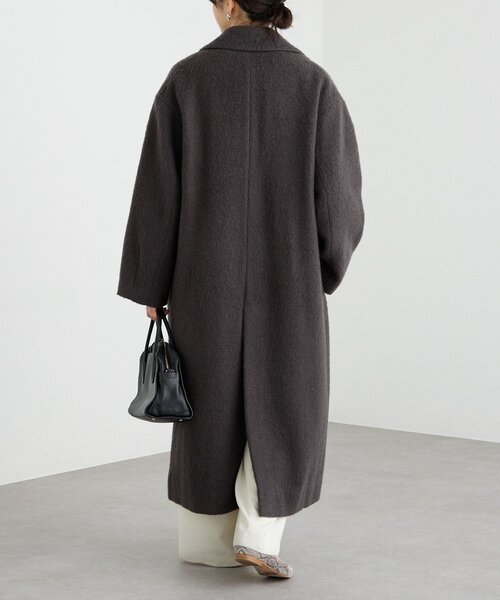 RIVE DROITE（リヴドロワ）の「【柔らかな質感】シャギーロングチェスターコート（チェスターコート・レディース・ベージュ/ブラウン・FREE）」の14枚目の写真