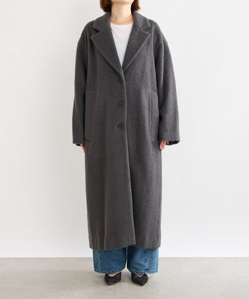 RIVE DROITE（リヴドロワ）の「【柔らかな質感】シャギーロングチェスターコート（チェスターコート・レディース・ベージュ/ブラウン・FREE）」の15枚目の写真