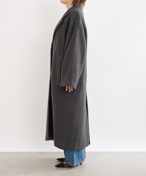 RIVE DROITE（リヴドロワ）の「【柔らかな質感】シャギーロングチェスターコート（チェスターコート・レディース・ベージュ/ブラウン・FREE）」の16枚目の写真