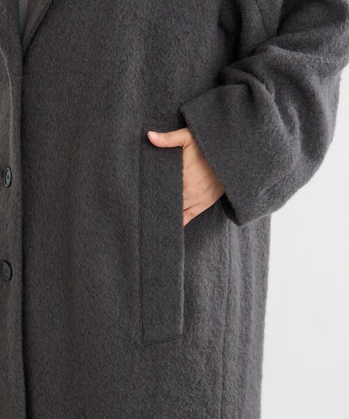 RIVE DROITE（リヴドロワ）の「【柔らかな質感】シャギーロングチェスターコート（チェスターコート・レディース・ベージュ/ブラウン・FREE）」の19枚目の写真