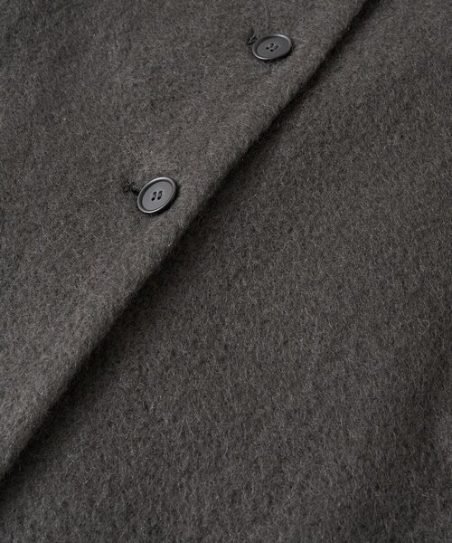 予約【柔らかな質感】シャギーロングチェスターコート（チェスター