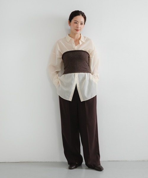 URBAN RESEARCH（アーバンリサーチ）の「ウールカシミヤベリーバンド（その他トップス・レディース・レッド/ブラウン/ベージュ・-）」の13枚目の写真