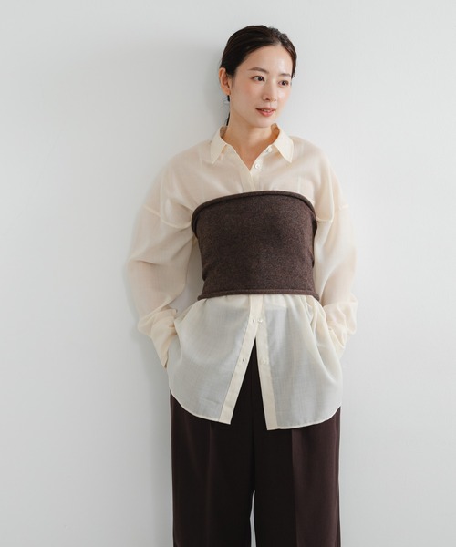 URBAN RESEARCH（アーバンリサーチ）の「ウールカシミヤベリーバンド（その他トップス・レディース・レッド/ブラウン/ベージュ・-）」の11枚目の写真