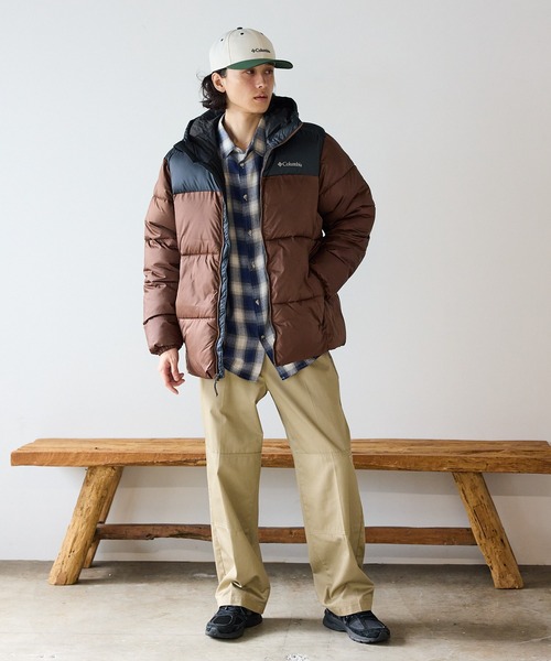 Columbia（コロンビア）の「Columbia/コロンビア Puffect II HoodedJacket OMNI-SHIELD オムニシールド フード付き ダウンジャケット（ダウンジャケット/コート・メンズ・ホワイト/ブラウン/グレー/ブラック・M/XL/L）」の17枚目の写真