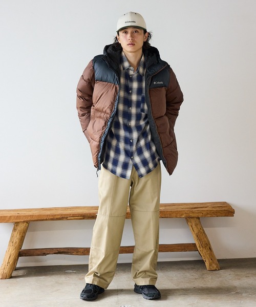 Columbia（コロンビア）の「Columbia/コロンビア Puffect II HoodedJacket OMNI-SHIELD オムニシールド フード付き ダウンジャケット（ダウンジャケット/コート・メンズ・ホワイト/ブラウン/グレー/ブラック・M/XL/L）」の18枚目の写真