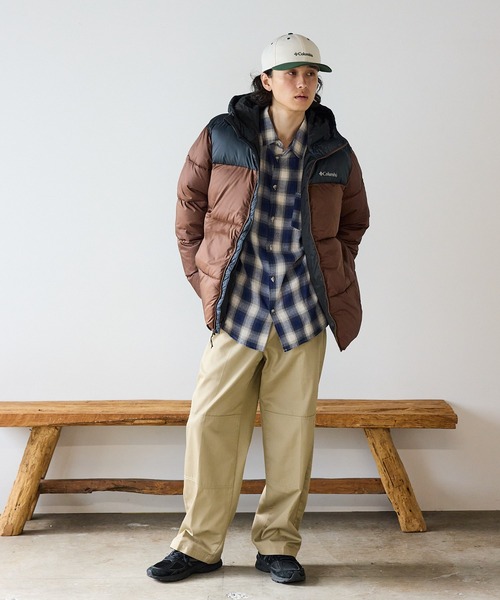 Columbia（コロンビア）の「Columbia/コロンビア Puffect II HoodedJacket OMNI-SHIELD オムニシールド フード付き ダウンジャケット（ダウンジャケット/コート・メンズ・ホワイト/ブラウン/グレー/ブラック・M/XL/L）」の20枚目の写真