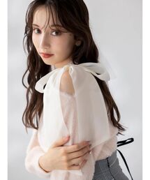 dazzlin | ワンショルミニシャギーニットトップス(ニット/セーター)