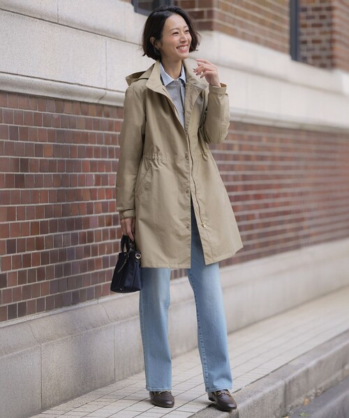 J.PRESS Ladies(J.プレス レディス)の「BEZコットンナイロン ストライプ シャツカラー ブラウス(シャツ/ブラウス・レディース・ホワイト系/サックスブルー系1/イエロー系1/ピンク系1・XS)」の8枚目の写真