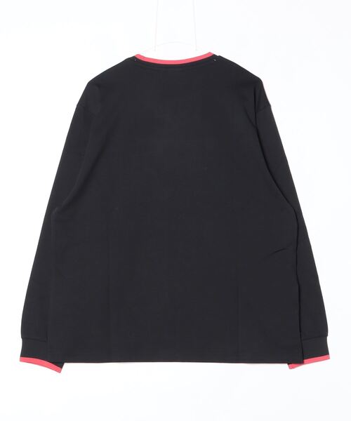 FILA（フィラ）の「FILA L/S SHIRTS フィラ リブ配色 長袖Tシャツ L/S tee ロンt（Tシャツ/カットソー・レディース・ブラック/ホワイト/ネイビー・L/XL/M）」の17枚目の写真