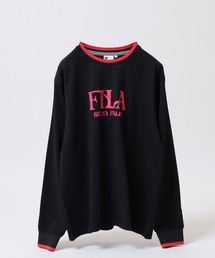 FILA L/S SHIRTS フィラ リブ配色 長袖Tシャツ L/S tee ロンt