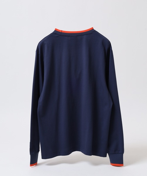 FILA（フィラ）の「FILA L/S SHIRTS フィラ リブ配色 長袖Tシャツ L/S tee ロンt（Tシャツ/カットソー・レディース・ブラック/ホワイト/ネイビー・L/XL/M）」の12枚目の写真