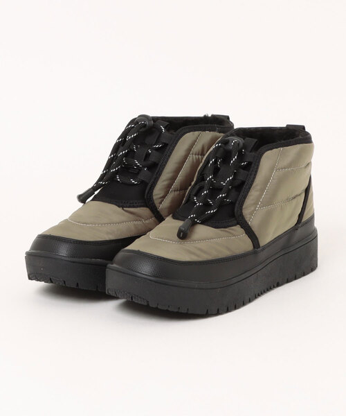 ASBee(アスビー)の「sesenta セセンタ レディース ボア付きキルティングウィンターブーツ【防水/滑りにくい/幅広/防寒/あったかボアライナー】ショートブーツ 250518(ブーツ・レディース・ブラック/カーキ・23.0cm/23.5cm/24.0cm/24.5cm/25.0cm)」の1枚目の写真
