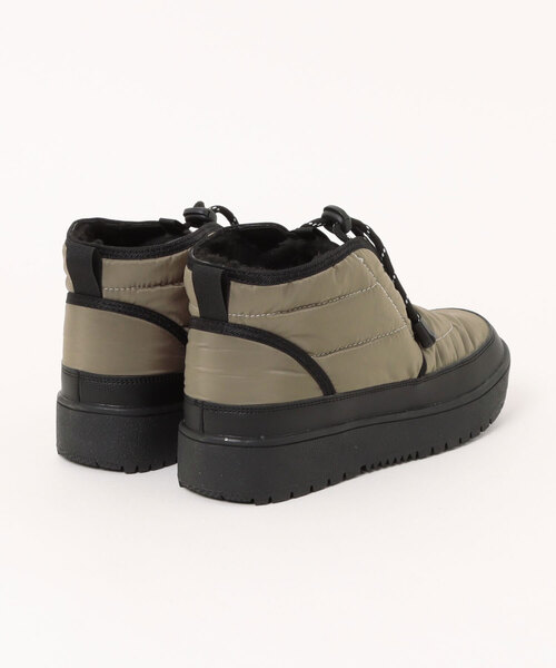 ASBee(アスビー)の「sesenta セセンタ レディース ボア付きキルティングウィンターブーツ【防水/滑りにくい/幅広/防寒/あったかボアライナー】ショートブーツ 250518(ブーツ・レディース・ブラック/カーキ・23.0cm/23.5cm/24.0cm/24.5cm/25.0cm)」の3枚目の写真