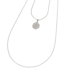 GLOBAL WORK | ステンレス二連ロングコインネックレス/605955(ネックレス)