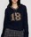 LAGUA GEM�i���O�A�W�F���j�́uNUMBER SHAGGY KNIT �g�b�v�X�i�j�b�g/�Z�[�^�[�j�v�b�l�C�r�[
