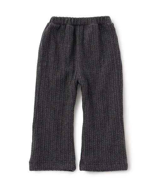 Seraph（セラフ）の「【ジュニア対応】あったか二重フレアパンツ（その他パンツ・キッズ・アイボリー/チャコール/ベージュ/ピンク・80/90/100/110/120/130/140）」の3枚目の写真