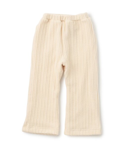 Seraph（セラフ）の「【ジュニア対応】あったか二重フレアパンツ（その他パンツ・キッズ・アイボリー/チャコール/ベージュ/ピンク・80/90/100/110/120/130/140）」の8枚目の写真