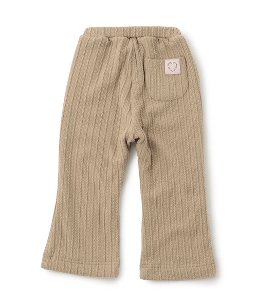 Seraph（セラフ）の「【ジュニア対応】あったか二重フレアパンツ（その他パンツ・キッズ・アイボリー/チャコール/ベージュ/ピンク・80/90/100/110/120/130/140）」の13枚目の写真