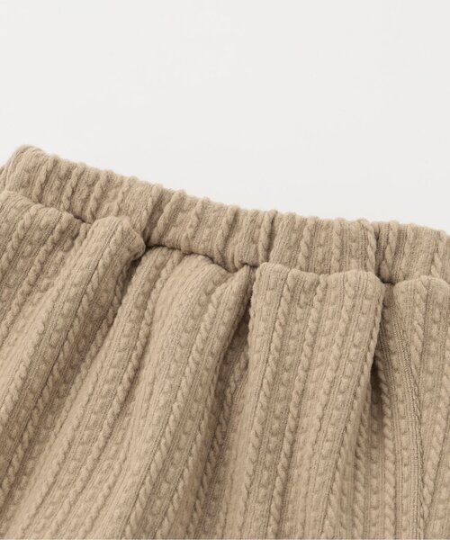 Seraph（セラフ）の「【ジュニア対応】あったか二重フレアパンツ（その他パンツ・キッズ・アイボリー/チャコール/ベージュ/ピンク・80/90/100/110/120/130/140）」の17枚目の写真