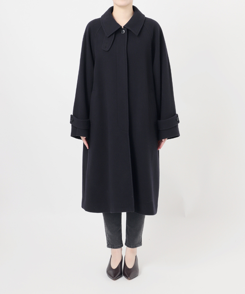 JOURNAL STANDARD relume（ジャーナルスタンダード　レリューム）の「尾州ウールスーパー100ステンカラーコート（ステンカラーコート・レディース・ブラウン/ネイビー・36/38）」の22枚目の写真
