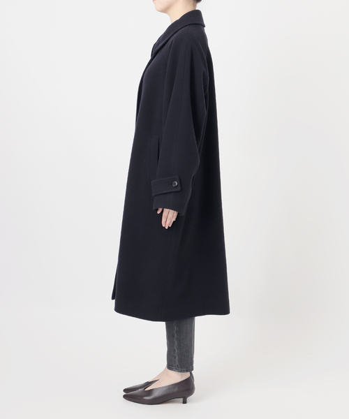 セール】尾州ウールスーパー100ステンカラーコート（ステンカラー