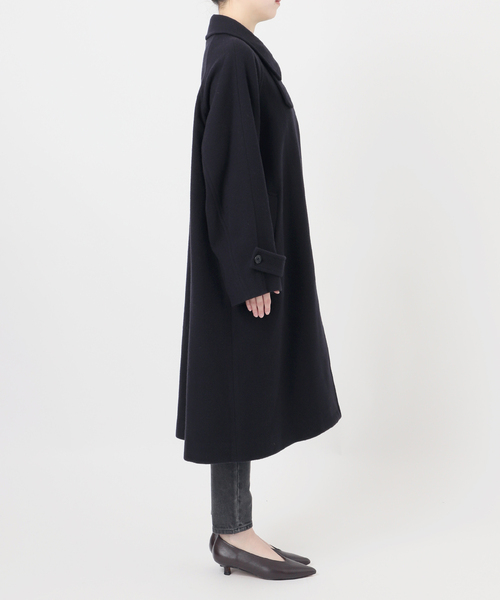 尾州ウールスーパー100ステンカラーコート（ステンカラーコート