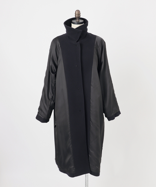 尾州ウールスーパー100ステンカラーコート（ステンカラーコート