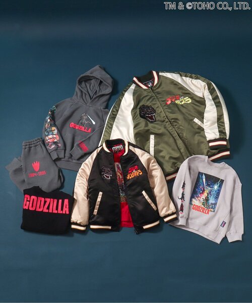BREEZE ゴジラ リバーシブルスカジャン ショップ ☆SALE☆【ゴジラ