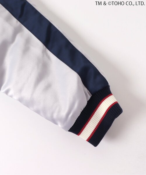 BREEZE（ブリーズ）の「【ゴジラ】ゴジラVSリバーシブルスカジャン（大人）（スカジャン・メンズ・ネイビー/カーキ/ブラック・LARGE/MEDIUM）」の16枚目の写真