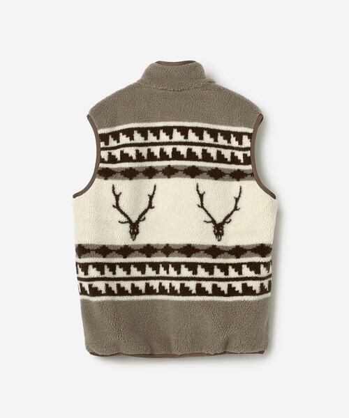 South2 West8（サウスツーウェストエイト）の「South2 West8 | ボア ベスト MEN（その他アウター・メンズ・ベージュ・L/M）」の3枚目の写真