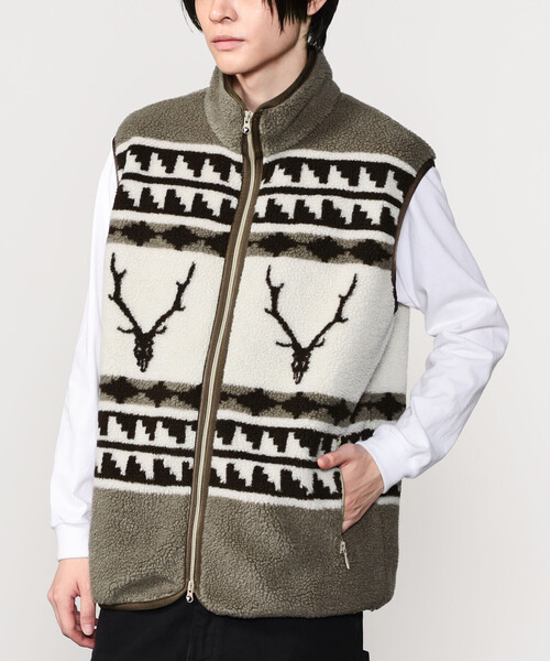 South2 West8 | ボア ベスト MEN（その他アウター）｜South2 West8