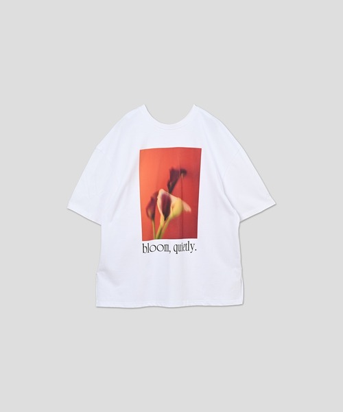 WHYTO.(ホワイト)の「「WHYTO. / ホワイト」2wayプリントTシャツ(Tシャツ/カットソー・レディース・グレー系その他2/ブラック×イエロー/グレー系その他/ホワイト×レッド/ブラック×レッド/ホワイト×イエロー・FREE)」の2枚目の写真