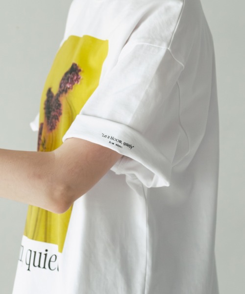 WHYTO.(ホワイト)の「「WHYTO. / ホワイト」2wayプリントTシャツ(Tシャツ/カットソー・レディース・グレー系その他2/ブラック×イエロー/グレー系その他/ホワイト×レッド/ブラック×レッド/ホワイト×イエロー・FREE)」の11枚目の写真