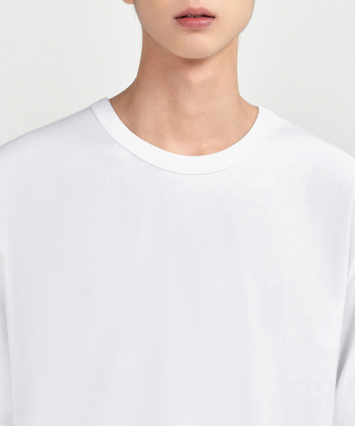 MUSINSA STANDARD（ムシンサスタンダード）の「リラックスフィットクルーネックTシャツ[ホワイト]（Tシャツ/カットソー・メンズ・その他・XX-LARGE/XXX-LARGE/SMALL/MEDIUM/LARGE/X-LARGE）」の22枚目の写真