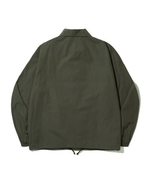 1993STUDIO(1993スタジオ)の「レコードボタンコーチジャケット_カーキ(ナイロンジャケット・レディース・その他・LARGE/MEDIUM)」の2枚目の写真