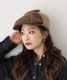 FUNALIVE（ファンアライブ）の「ニット耳当て付きコーデュロイハンチング（ハンチング/ベレー帽）」