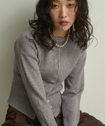 Soft-touch dot button cardigan / ソフトタッチドット釦カーディガン