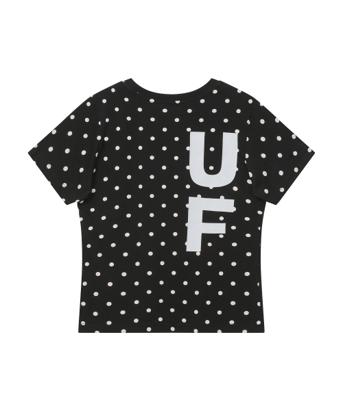 BAUF（バウフ）の「B logo スリムフィットTシャツ [ドットブラック]（Tシャツ/カットソー・レディース・その他・FREE）」の3枚目の写真