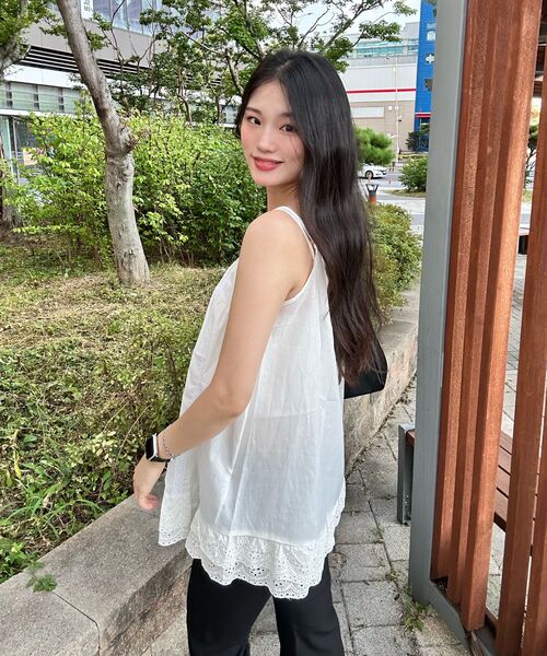MOAA(モア)の「ブロッサムレースキャミソール(ホワイト)(Tシャツ/カットソー・レディース・その他・SMALL/MEDIUM)」の11枚目の写真