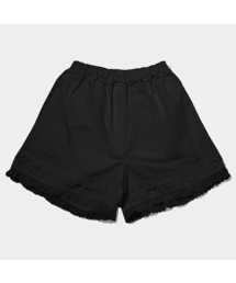 PLACE STUDIO | イダンフリルレイヤードバックポケットイージーバンディングショーツパンツ _ 2COLOR(その他パンツ)