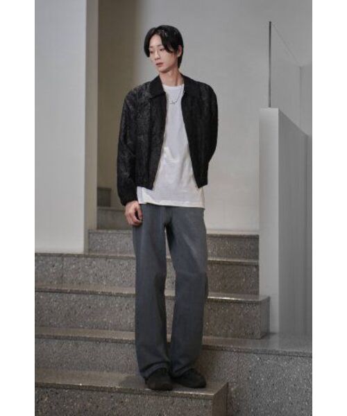 MUSINSA STANDARD（ムシンサスタンダード）の「ワイドデニムパンツ[グレー]（デニムパンツ・メンズ・その他・40/38/42/36/34/28/29/32/30/31/33/26/27）」の17枚目の写真