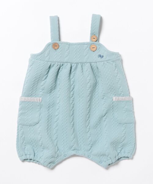 RAGMART(ラグマート)の「オーバーオール(サロペット/オーバーオール・キッズ・ピンク/サックスブルー・90cm/70cm/80cm)」の1枚目の写真