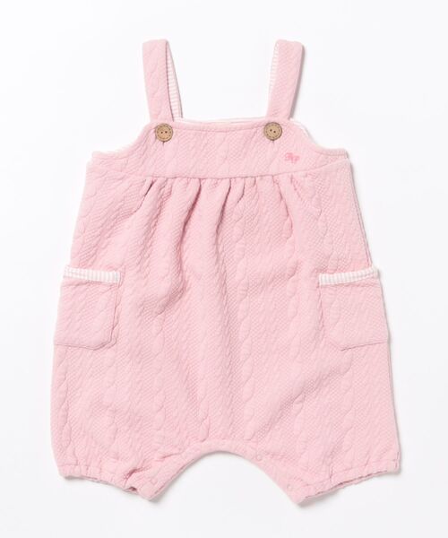 RAGMART(ラグマート)の「オーバーオール(サロペット/オーバーオール・キッズ・ピンク/サックスブルー・90cm/70cm/80cm)」の2枚目の写真