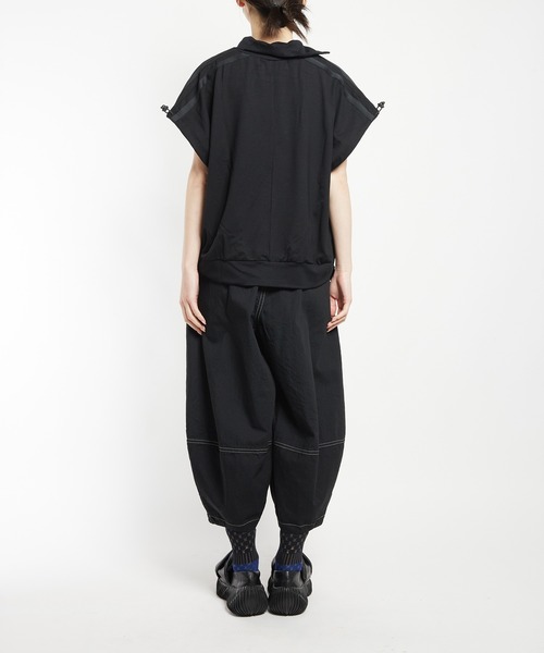 gomme（ゴム）の「フリルポケットデニムパンツ（デニムパンツ・レディース・ブラック/インディゴブルー・MEDIUM）」の9枚目の写真